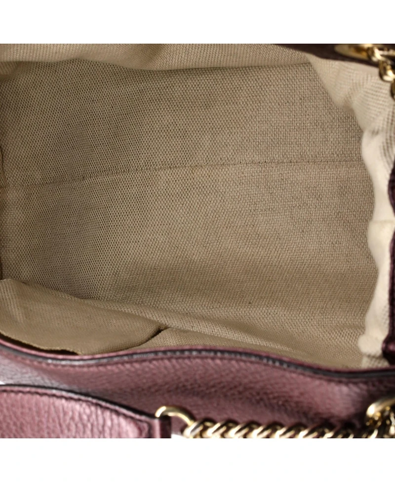 Pre-Owned Gucci Medium Soho Chain Strap Shoulder Bag Leather
