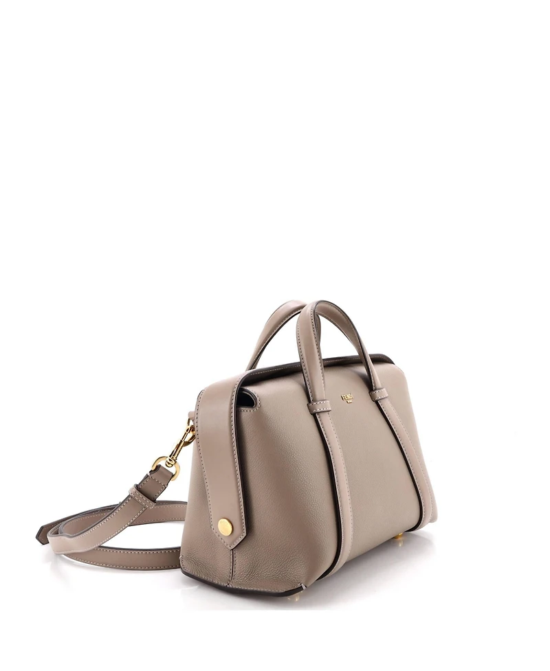 Pre-Owned Fendi Medium 365 Boston Bag Leather