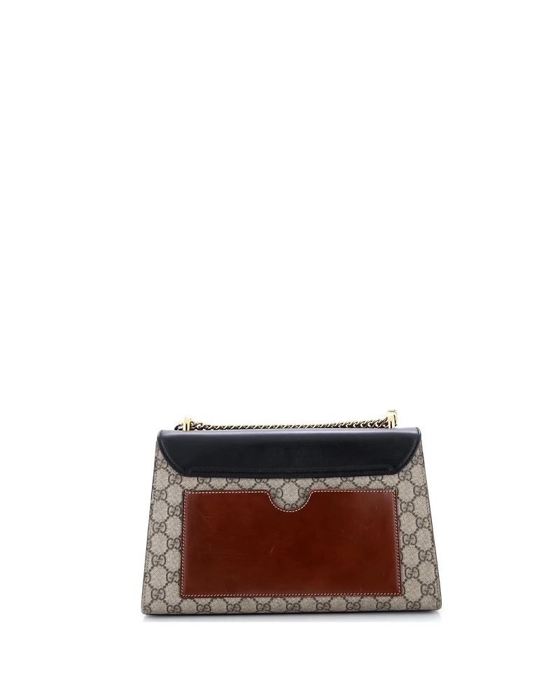 Pre-Owned Gucci Padlock Shoulder Bag Gg Coated Canvas and Leather