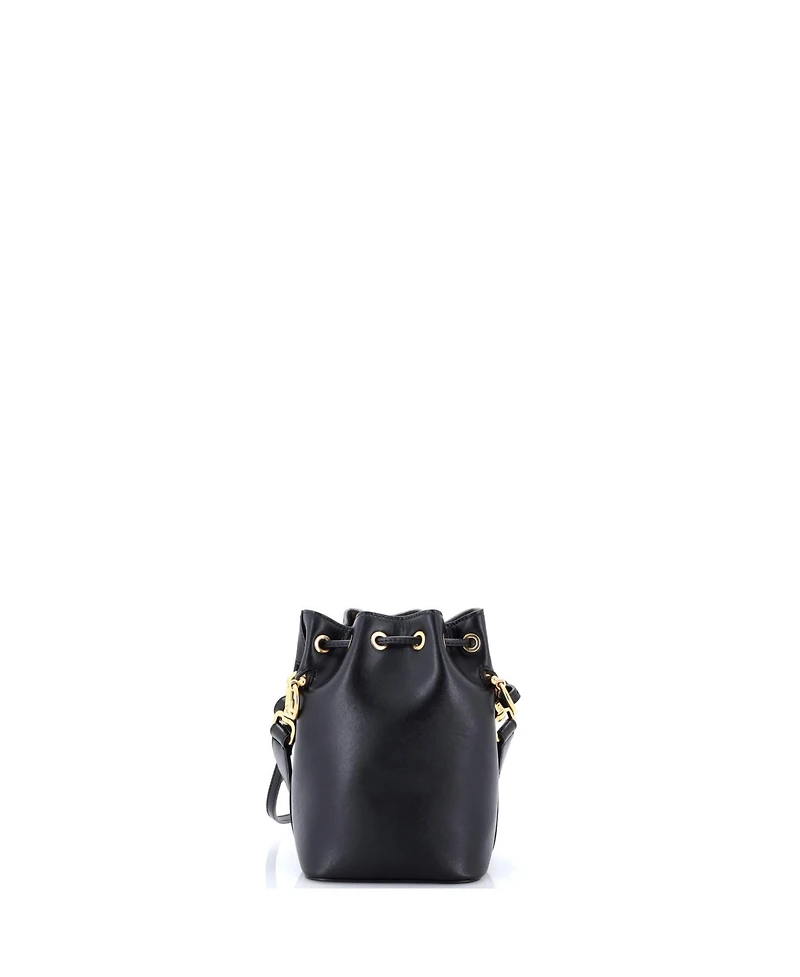Pre-Owned Fendi Mini Mon Tresor Bucket Bag Leather