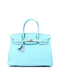 Pre-Owned HERMES Birkin 30 Handbag Epsom with Palladium Hardware