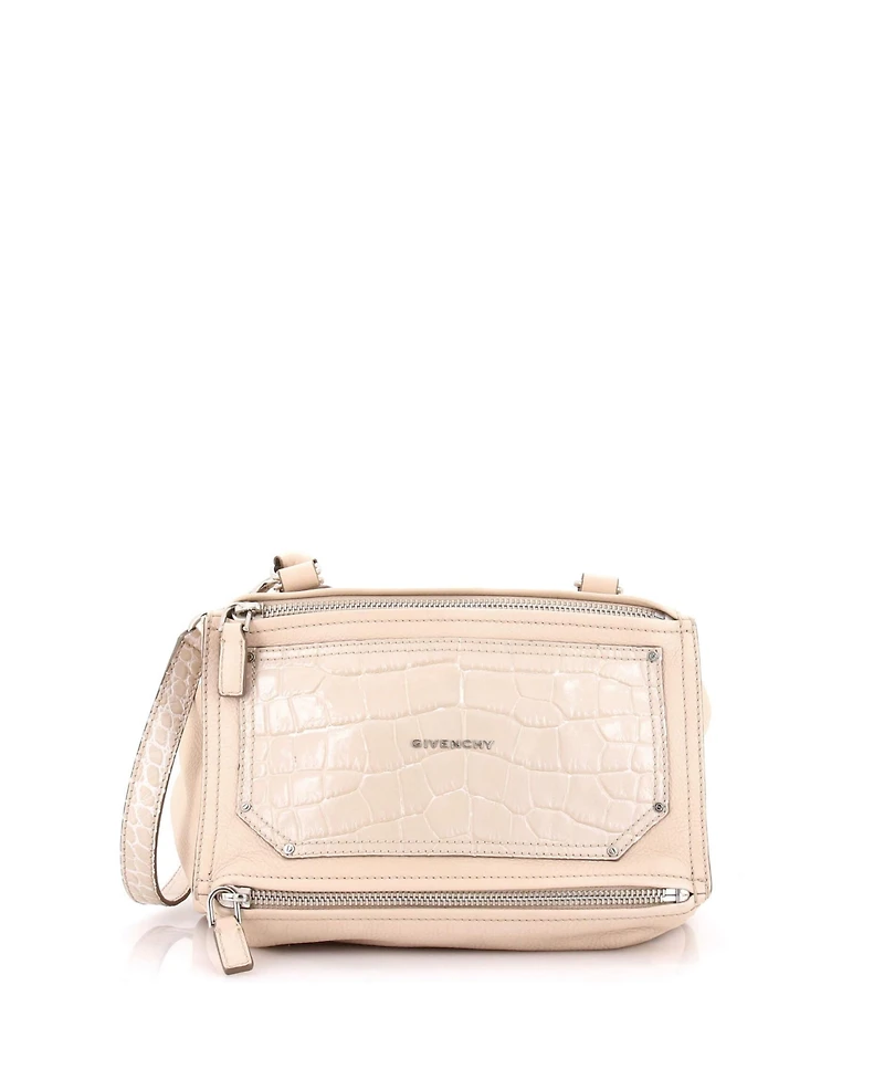Pre-Owned Givenchy Medium Pandora Bag Leather with Embossed Detail