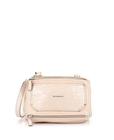 Pre-Owned Givenchy Medium Pandora Bag Leather with Embossed Detail