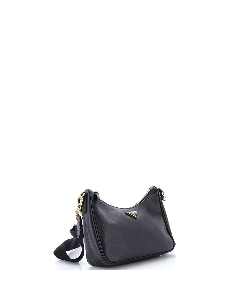Pre-Owned Prada Small Re-Edition 2005 Shoulder Bag Saffiano Leather