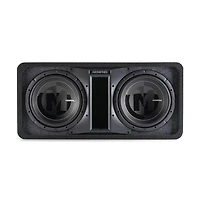 Memphis Audio Ported Selectable-Impedance Dual 12" Loaded Subwoofer Enclosure PRXE12DFT