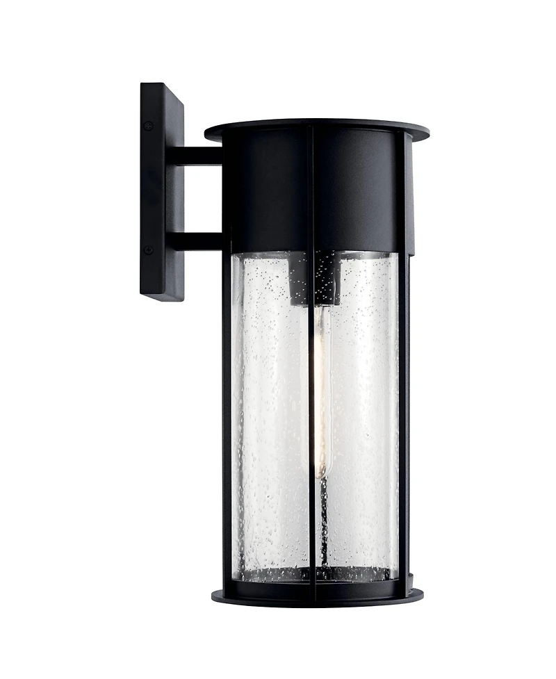 Kichler Camillo 18" High Textured Black Outdoor Wall Light
