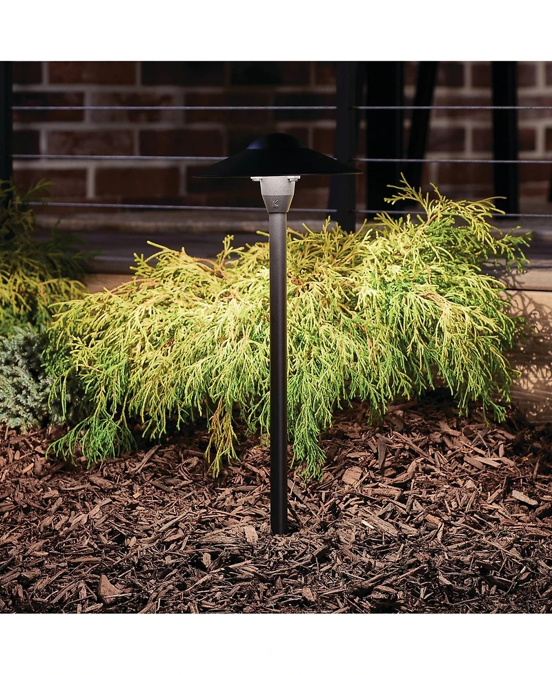 Kichler Textured Black Landscape Path Light