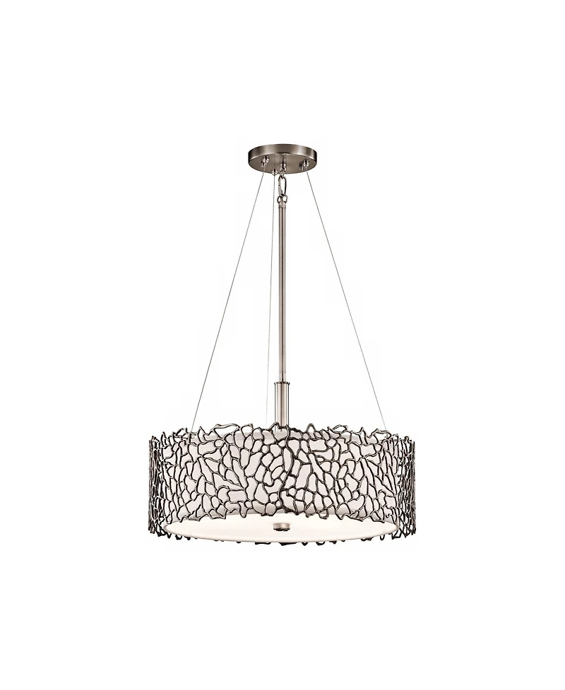 Kichler Silver Coral 18 1/4" Wide Classic Pewter Pendant