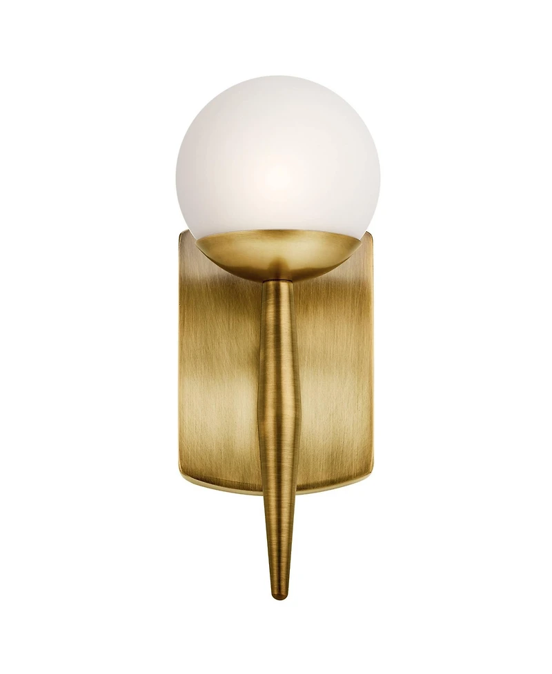 Kichler Jasper 11 1/2" High Natural Brass Wall Sconce