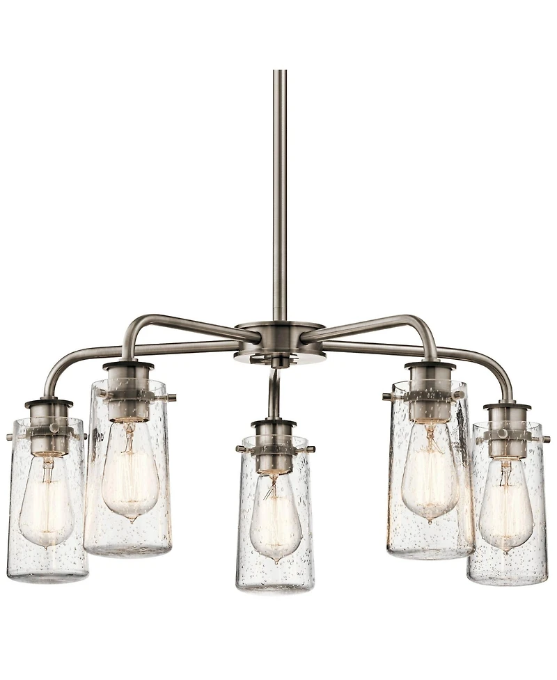 Kichler Braelyn 25" Wide Classic Pewter 5-Light Chandelier