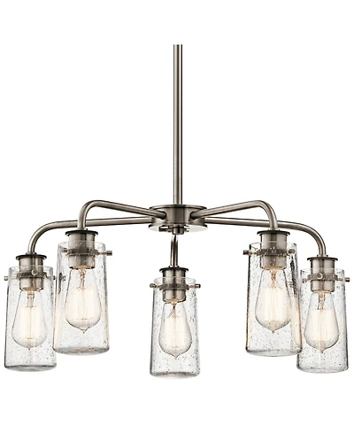 Kichler Braelyn 25" Wide Classic Pewter 5-Light Chandelier