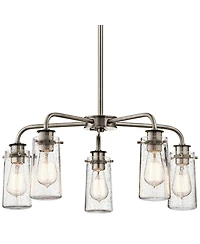 Kichler Braelyn 25" Wide Classic Pewter 5-Light Chandelier