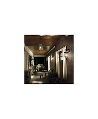 Kichler Andover 14" High Weathered Zinc Outdoor Wall Light