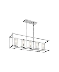 Kichler Crosby 41 1/4" Wide Chrome Kitchen Island Light Chandelier
