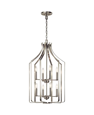Kichler Morrigan 19" Wide Brushed Nickel 8-Light Foyer Chandelier