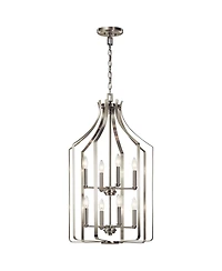 Kichler Morrigan 19" Wide Brushed Nickel 8-Light Foyer Chandelier