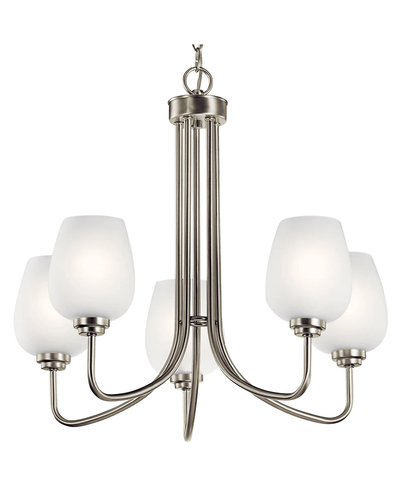 Kichler Valserrano 24 1/4" Wide Brushed Nickel 5-Light Chandelier