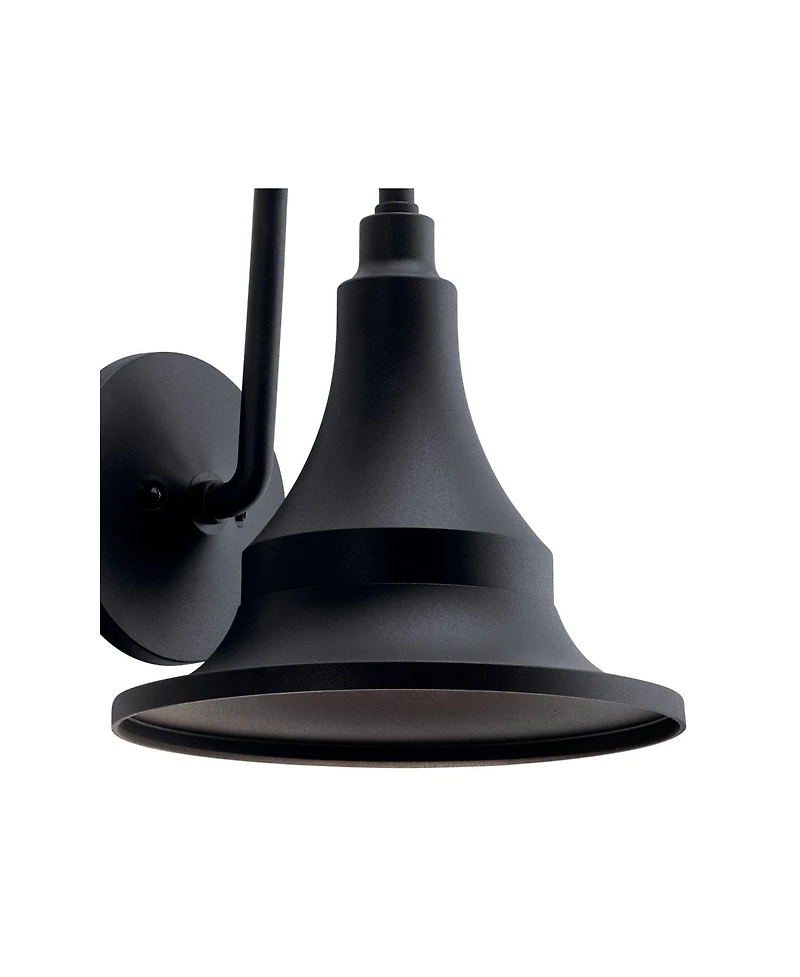 Kichler Hampshire 15 1/4" High Climates Black Outdoor Wall Light