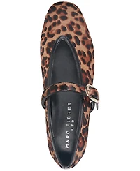 Marc Fisher Ltd Women's Godea Square Toe Mary Jane Dress Flats