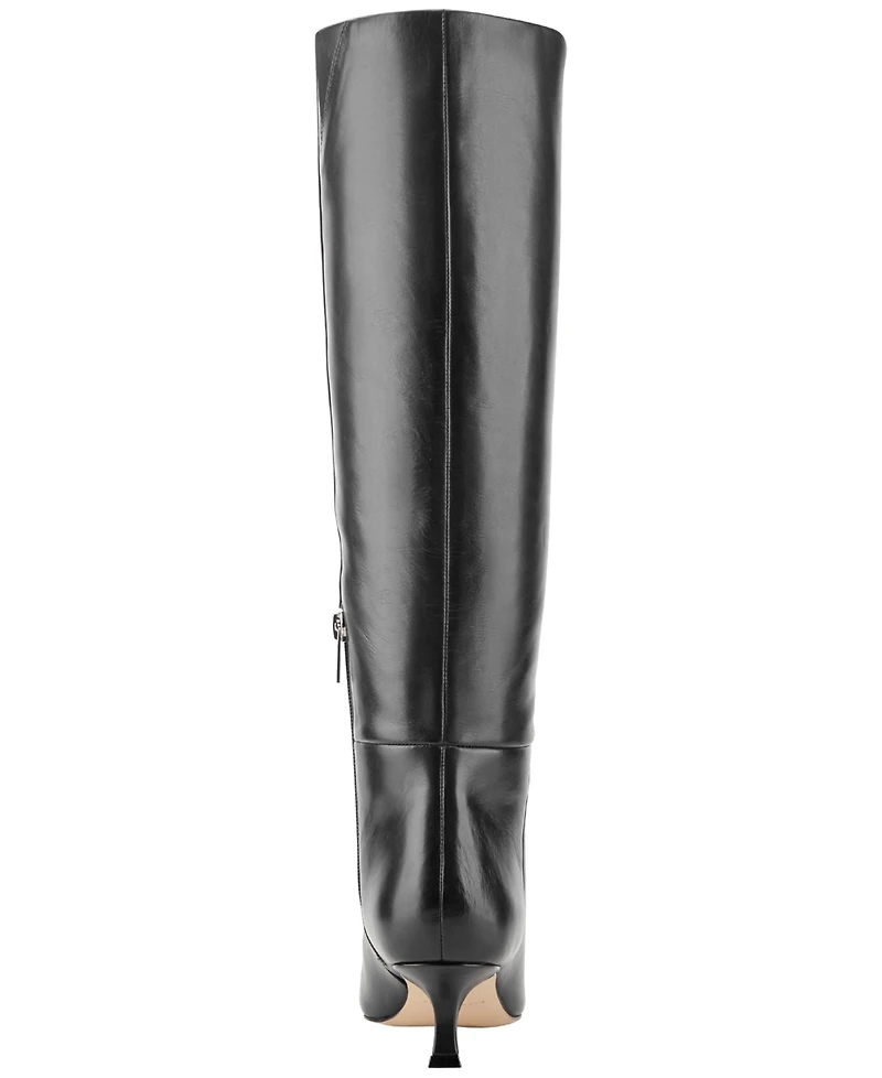 Marc Fisher Ltd Women's Kaisley Kitten Heel Tall Dress Boots
