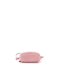 Pre-Owned Miu Miu Top Handle Vanity Case Shearling