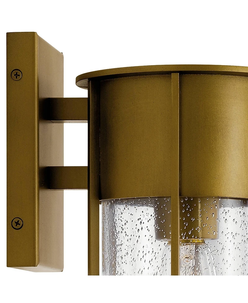 Kichler Camillo 11" High Natural Brass Outdoor Wall Light