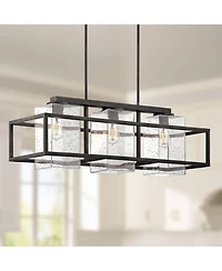 Kichler Wright 36" Wide Zinc Kitchen Island Light Outdoor Chandelier