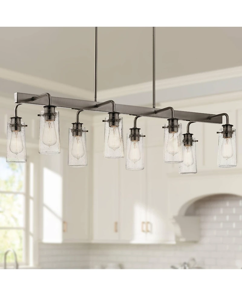 Kichler Braelyn 42"W Classic Pewter Kitchen Island Light Chandelier