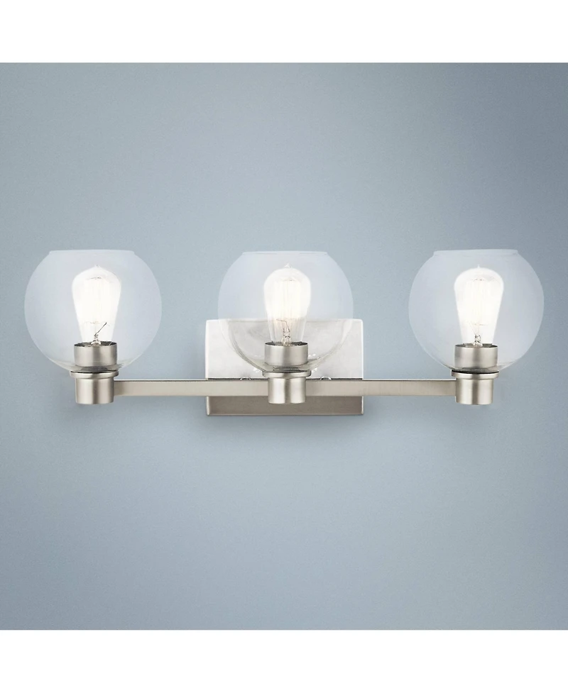Kichler Harmony 24 1/2"W Brushed Nickel 3-Light Bath Light