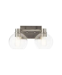 Kichler Harmony 8 1/4"H Brushed Nickel 2-Light Wall Sconce
