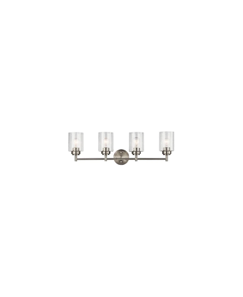 Kichler Winslow 30" Wide Brushed Nickel 4-Light Bath Light