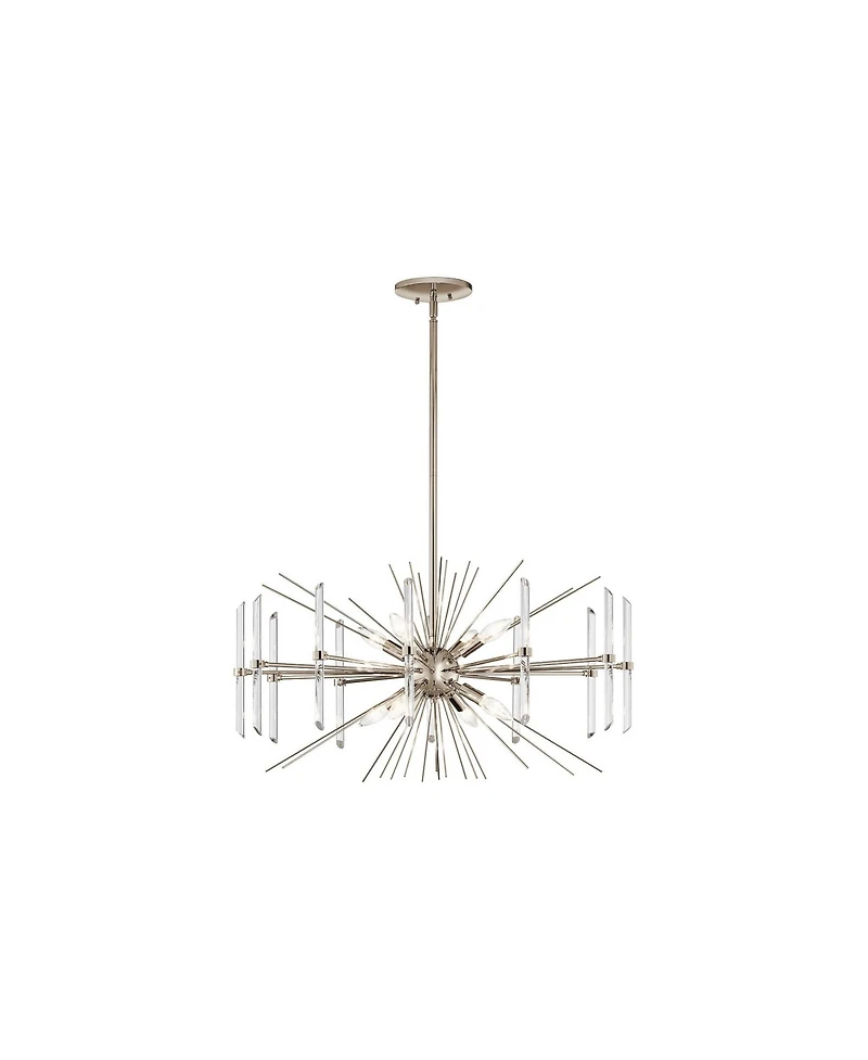 Kichler Eris 30" Wide Polished Nickel 8-Light Chandelier