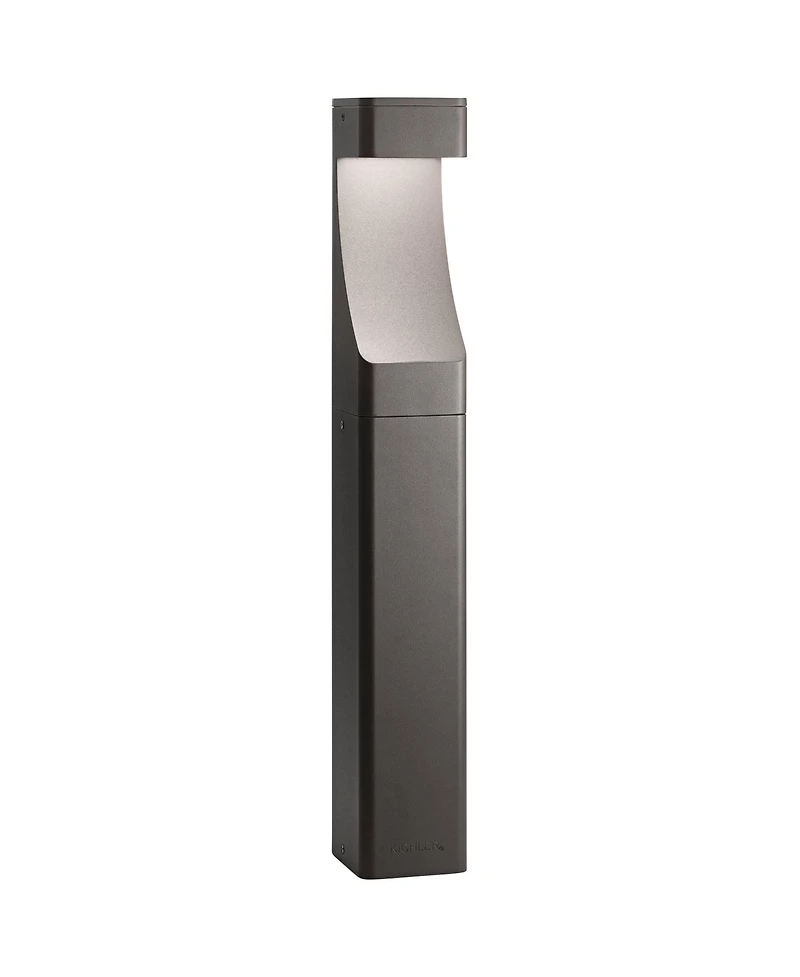 Kichler 27" High Textured Architectural Bronze Bollard Light