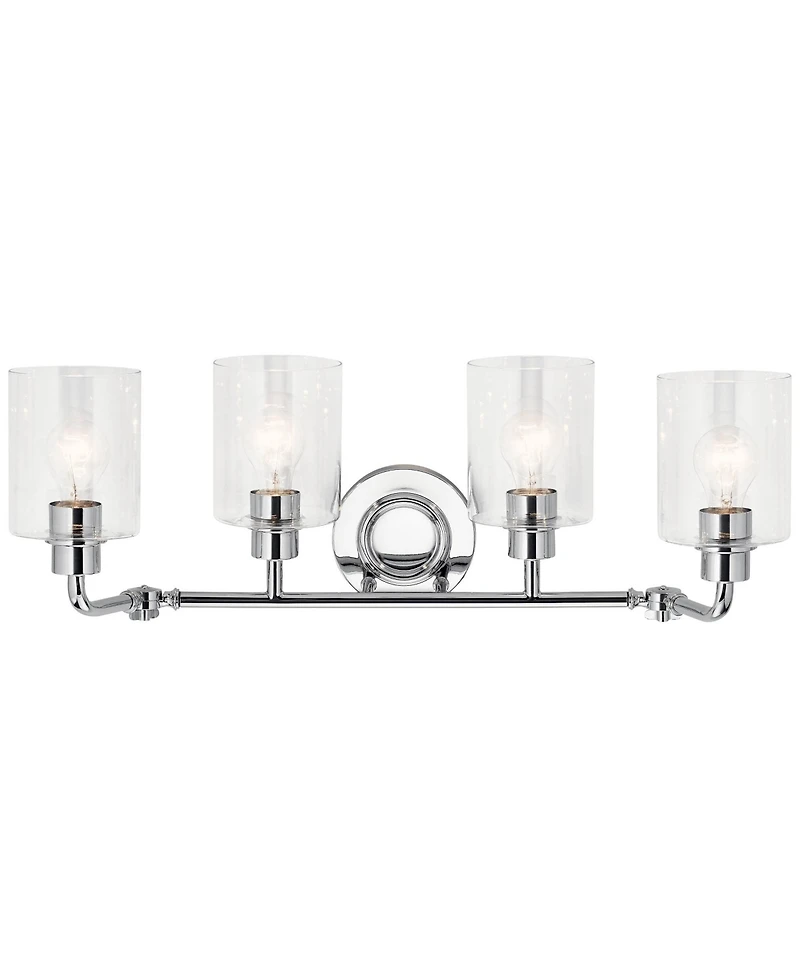 Kichler Gunnison 33 3/4" Wide Chrome 4-Light Bath Light