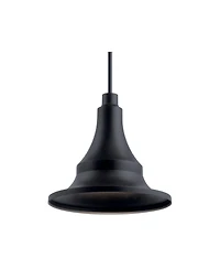 Kichler Hampshire 16" Wide Climates Black Modern Outdoor Ceiling Light