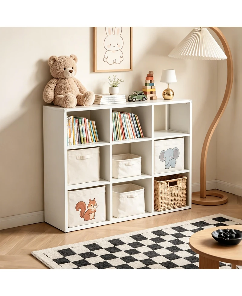 Boyel Living Cube Metal Storage Shelf Organizer Bookcase Display Rack Easy Assembly
