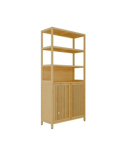 Boyel Living 64-Inch Tall Double Doors High Capacity Storage Rack