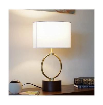 10" Bedroom Table Lamp Nordic Home Creative Romantic Warm Metal Study Room Desk Bedside Lamp