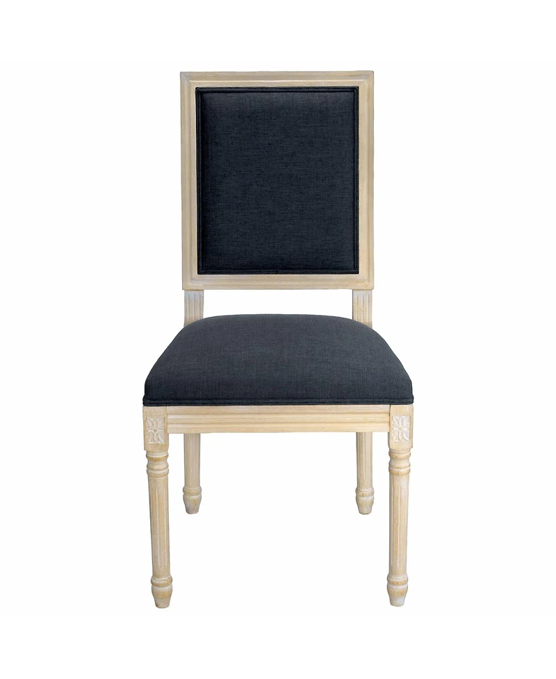 Streamdale Furniture French Country Upholstered Dining Chairs, Set of 2