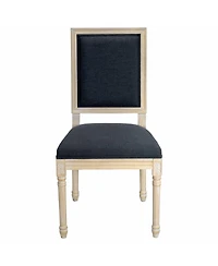 Streamdale Furniture French Country Upholstered Dining Chairs, Set of 2