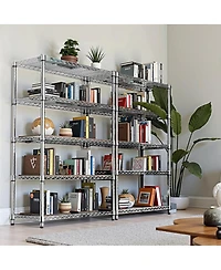 Streamdale Furniture 5-Tier Steel Wire Storage Shelving Unit, 1750 Lbs Capacity, 72.4" H
