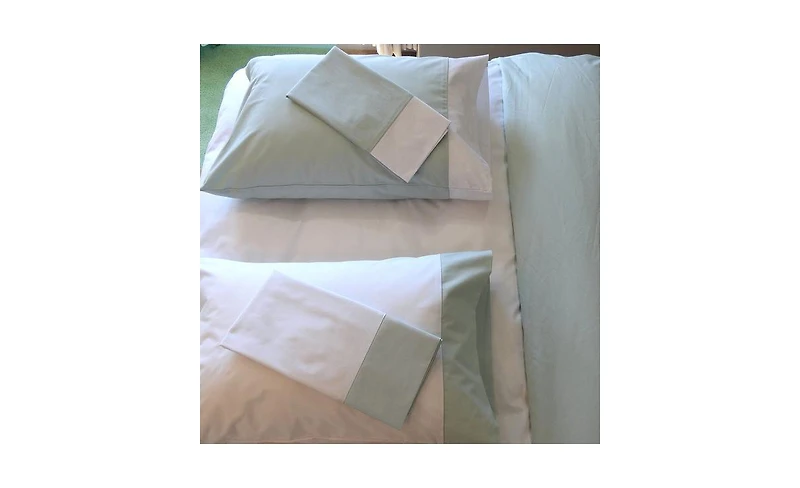Royal Tradition Bicolor Percale Duvet Cover Set (6-Piece)