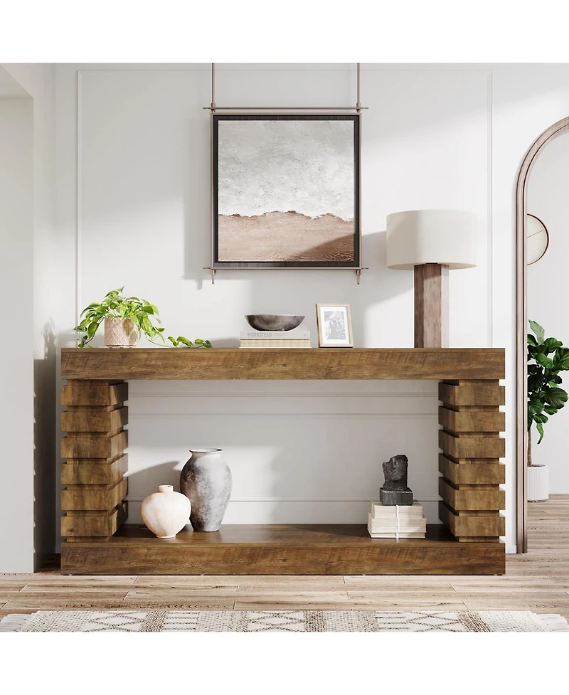 Tribesigns 70.8" Console Table with Storage