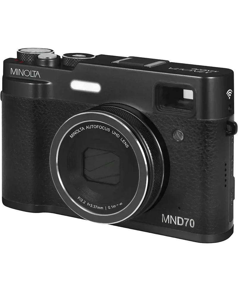 Minolta MND70 Retro 48MP 5K Ultra Hd Autofocus Dual Lens Digital Camera