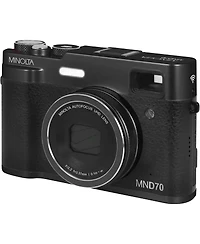 Minolta MND70 Retro 48MP 5K Ultra Hd Autofocus Dual Lens Digital Camera