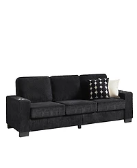 Streamdale Furniture Modern 83.86" 3-Seater Corduroy Sofa for Living Room