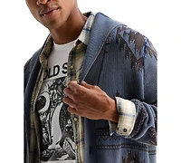 Lucky Brand Men's Southwestern Shawl Collar Cardigan Sweater