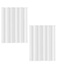 Slickblue 2 Pack Peva Shower Curtain Liners with 3 Magnets