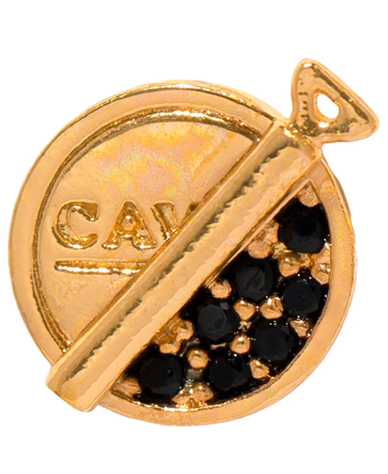 Girls Crew Crystal Premium Caviar Stud Earrings