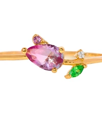 Girls Crew Crystal Blossoming Tulip Ring